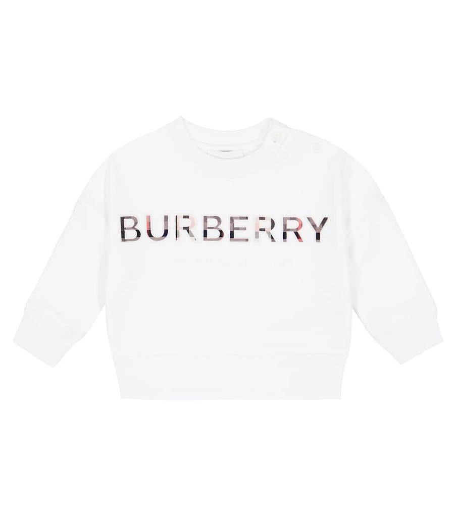 商品Burberry|Baby logo jersey sweatshirt,价格¥2148,第1张图片