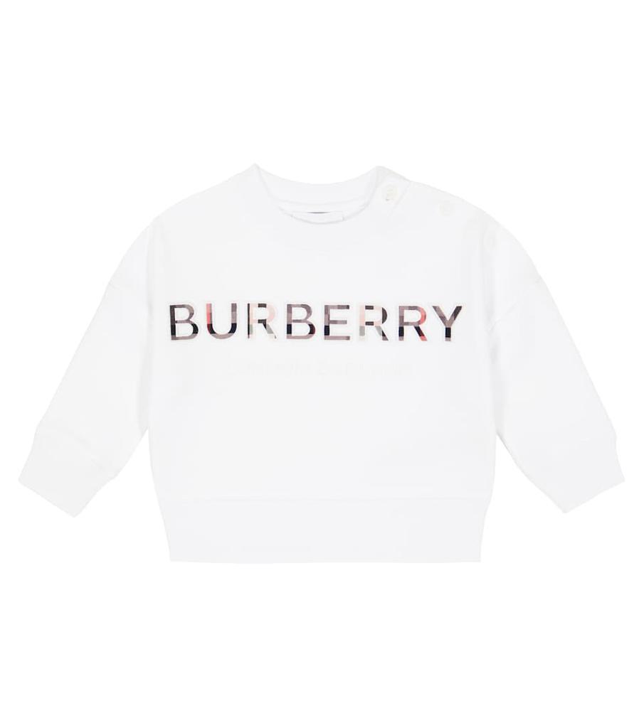 商品Burberry|婴幼儿 — Logo针织运动衫,价格¥2212,第1张图片