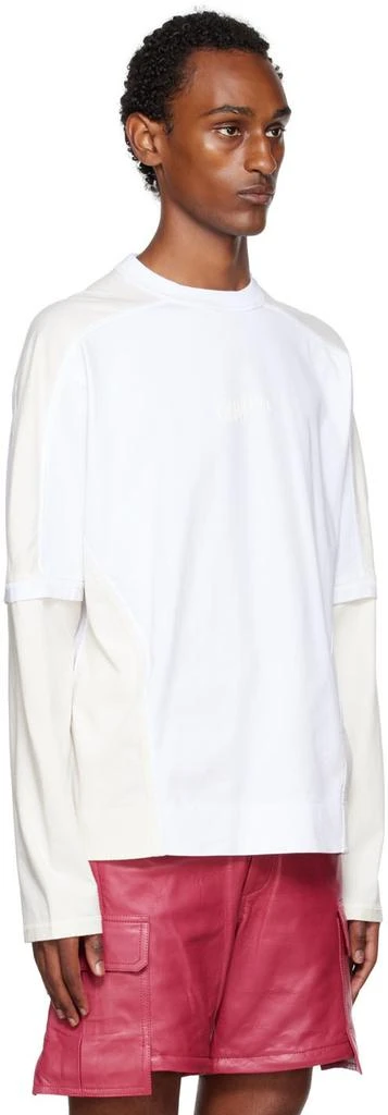 商品Jacquemus|Off-White Le Papier 'Le T-Shirt Crema' Long Sleeve T-Shirt,价格¥837,第2张图片详细描述