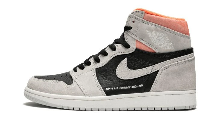 商品Jordan|男款 Air Jordan 1 High OG "Neutral Grey" 灰麂皮 字幕 标语 AJ1,价格¥2497-¥5582,第1张图片