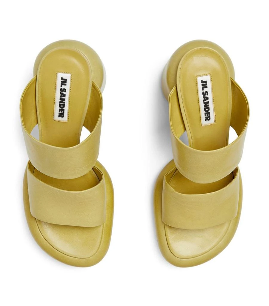 商品Jil Sander|Leather Mules 95,价格¥5662,第2张图片详细描述