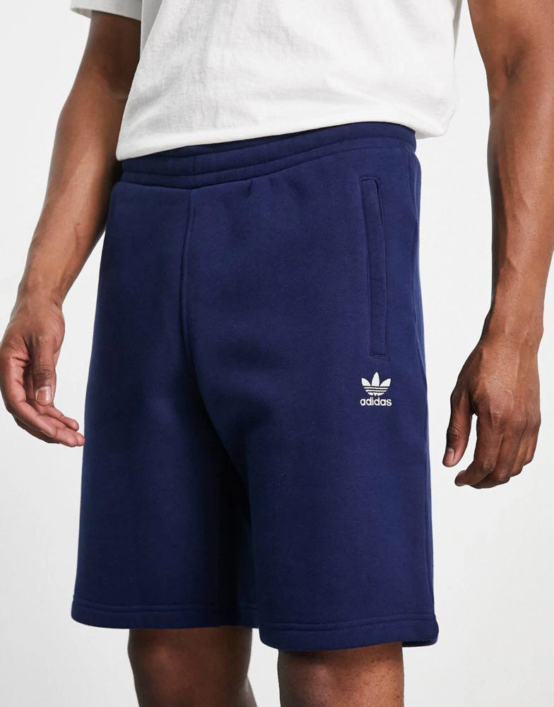 商品Adidas|adidas Originals Trefoil Essentials logo shorts in navy,价格¥347,第3张图片详细描述
