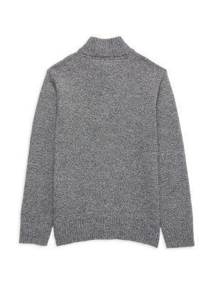 商品Tommy Hilfiger|​Little Boy’s Stripe Quarter Zip Sweater,价格¥209,第4张图片详细描述