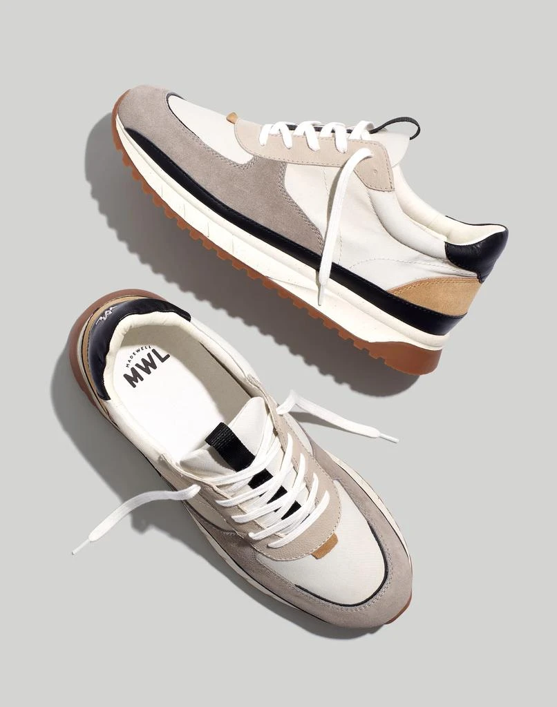 商品Madewell|Kickoff Trainer Sneakers in (Re)sourced Canvas and Suede,价格¥597,第5张图片详细描述