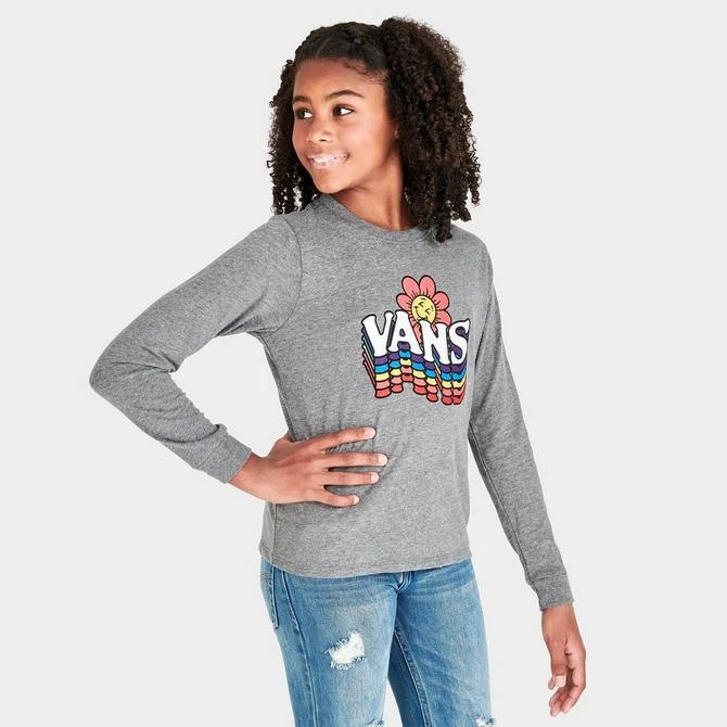 商品Vans|Girls' Vans Smile Repeater Shorty Long-Sleeve T-Shirt,价格¥112,第3张图片详细描述