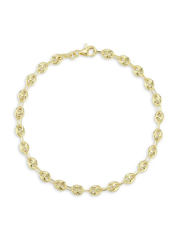 商品Saks Fifth Avenue|14K Yellow Gold Puff Mariner Link Chain Bracelet,价格¥3539,第1张图片