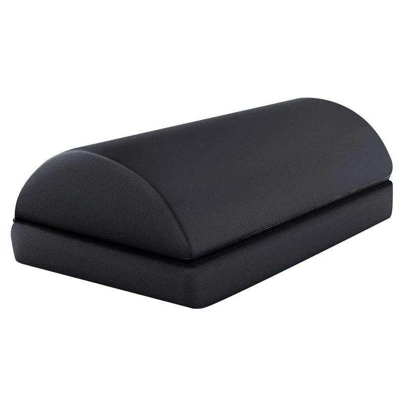 商品Fresh Fab Finds|Memory Foam Under Desk Footrest 2 Adjustable Heights, Washable Home Office Black,价格¥451,第1张图片