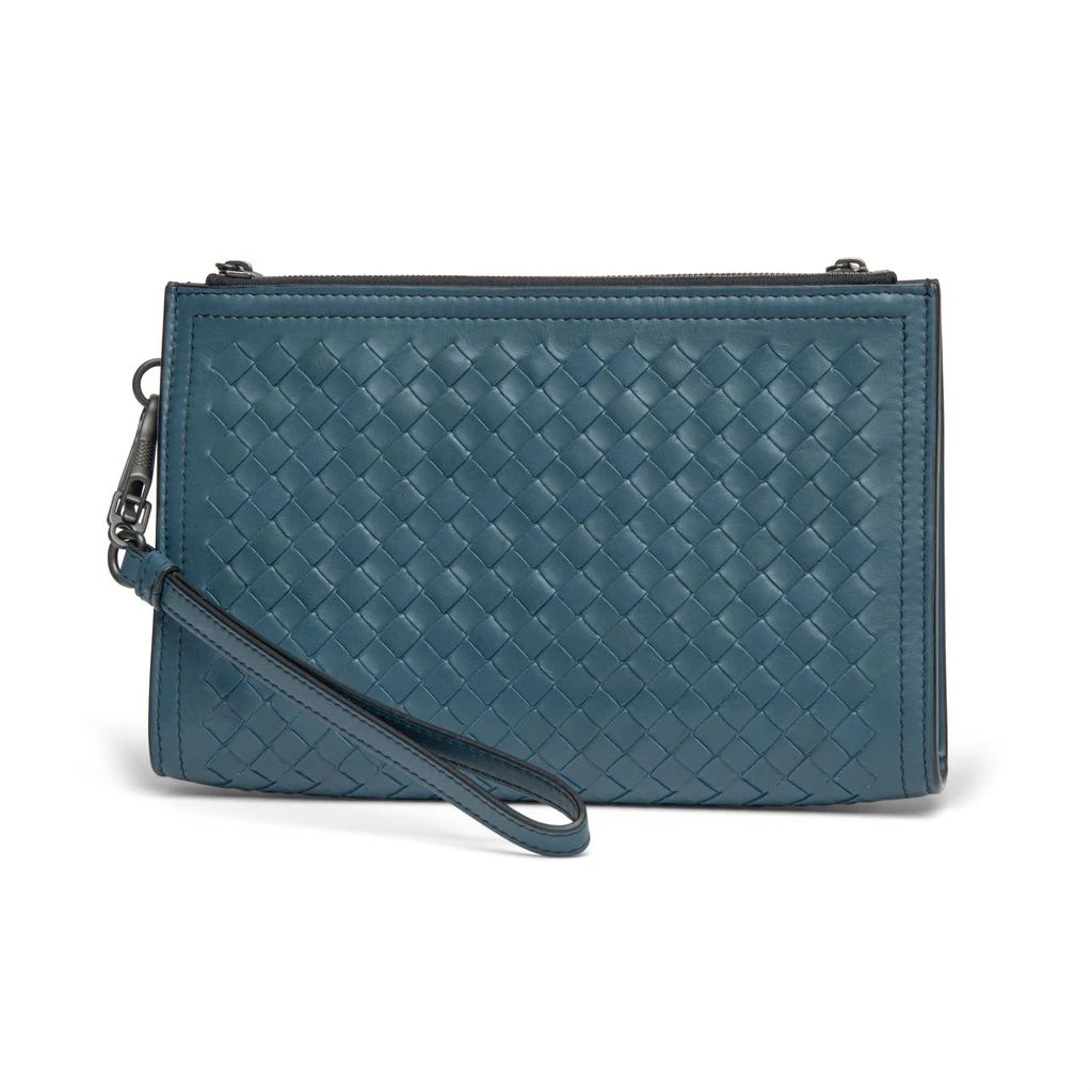商品Bottega Veneta|Bottega Veneta Intrecciato Leather Wristlet Bag,价格¥3641,第5张图片详细描述