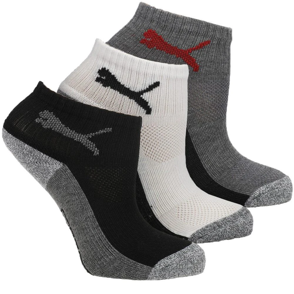 商品Puma|6Pk Boys 1/2 Terry Qtr Crew Socks (Youth),价格¥76,第1张图片