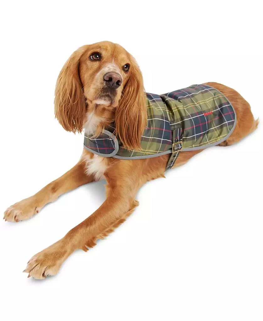 商品Barbour|Wetheram Tartan Plaid Waterproof Adjustable Dog Coat,价格¥125,第1张图片