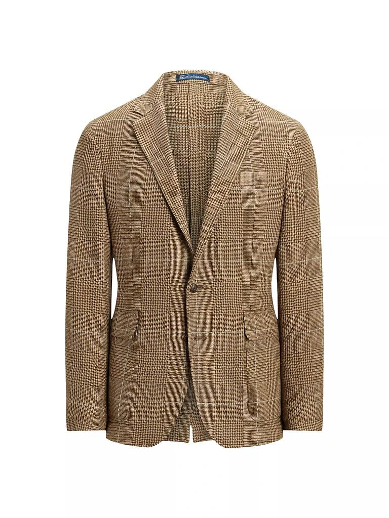 商品Ralph Lauren|Glen Check Silk, Linen, &amp; Wool-Blend Two-Button Sport Coat,价格¥3740,第1张图片