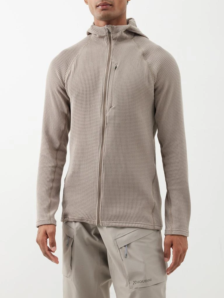 Pace Flow recycled-fibre mesh hoodie