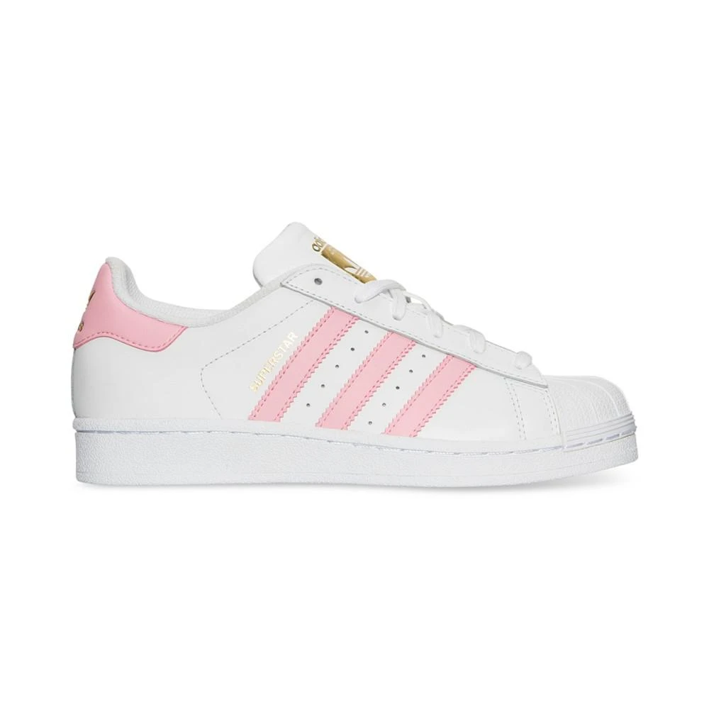 商品Adidas|Big Girls' Superstar Casual Sneakers from Finish Line,价格¥186,第2张图片详细描述