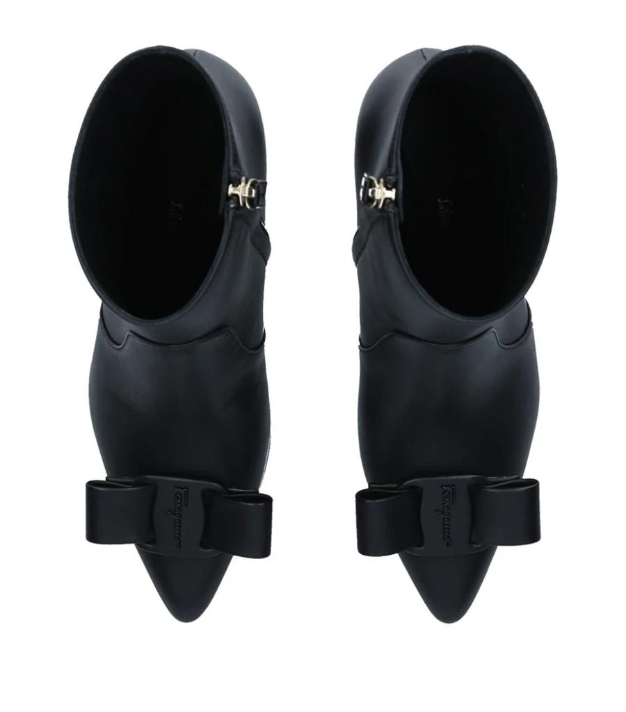 商品Salvatore Ferragamo|Leather Vince Ankle Boots 55,价格¥6361,第4张图片详细描述