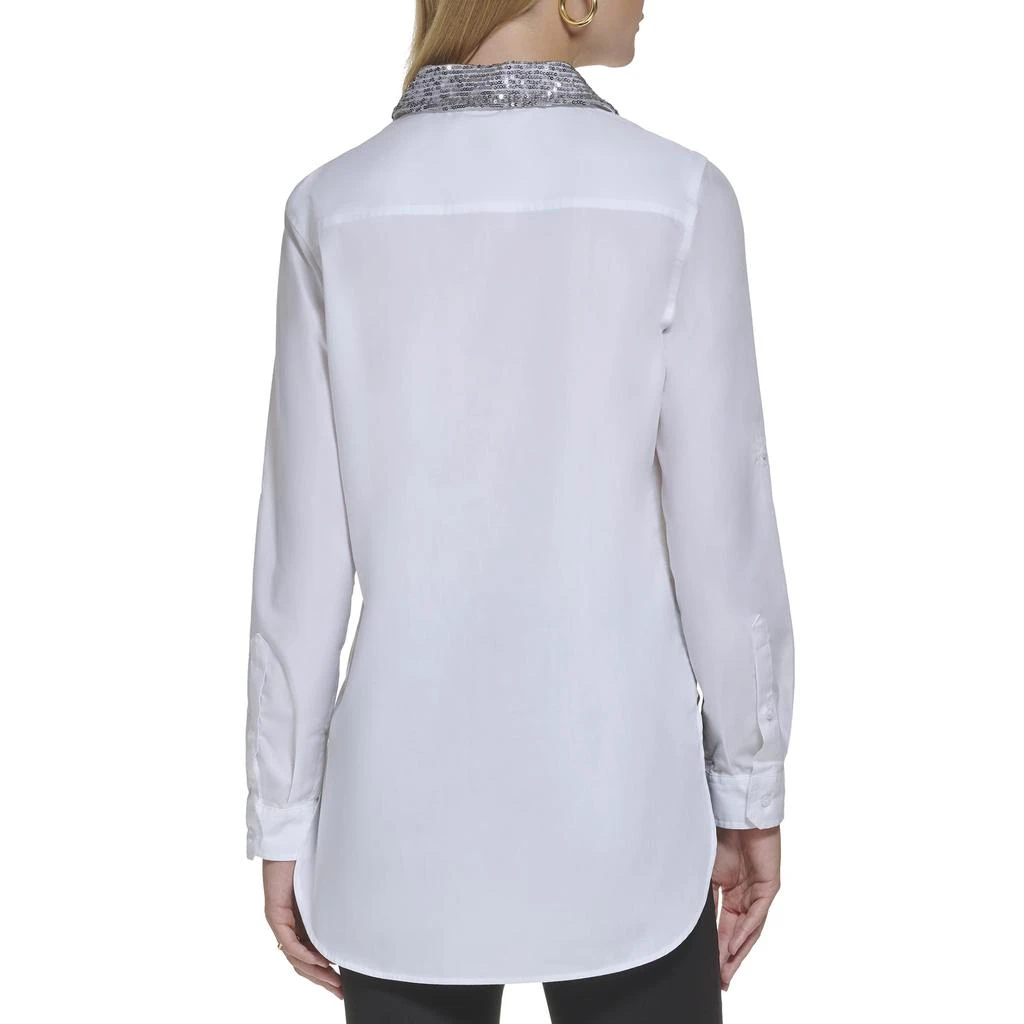 商品Calvin Klein|Boyfriend Tunic with Sequin,价格¥317,第2张图片详细描述