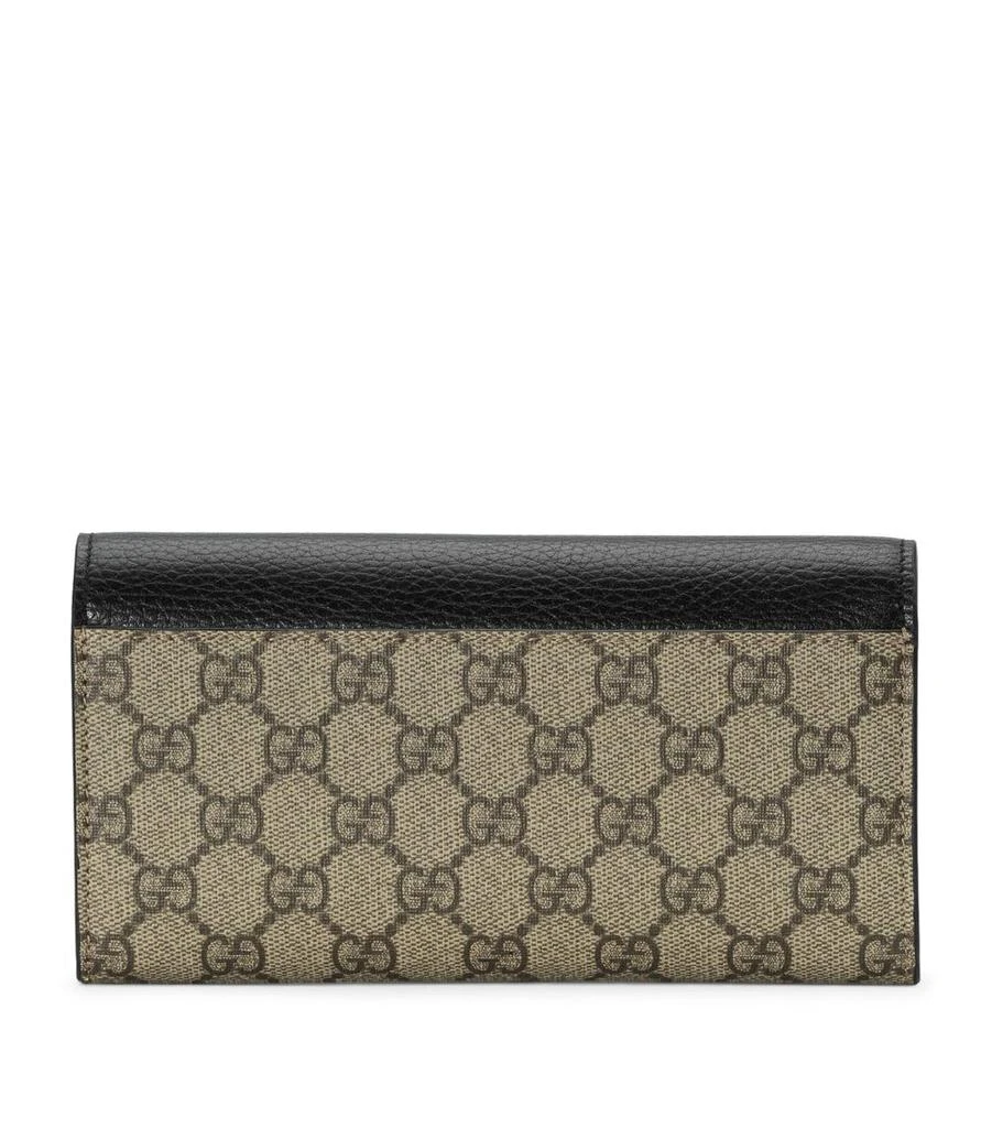 商品Gucci|Leather-Canvas GG Marmont Continental Wallet,价格¥5176,第3张图片详细描述