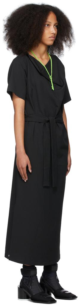 Black Short Sleeve Dress商品第2张图片规格展示