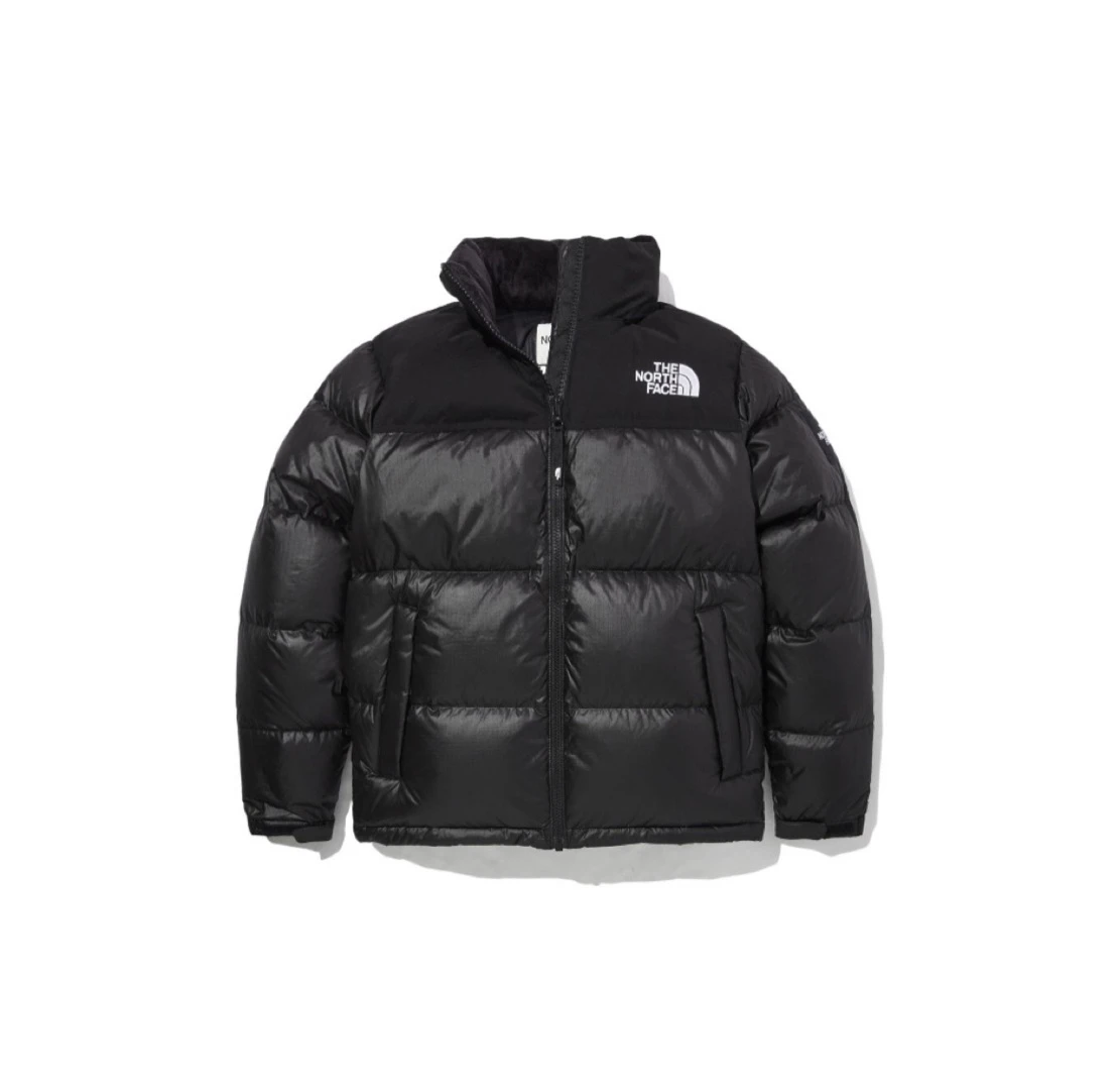 商品The North Face|【享贝家】（预售）THE NORTH FACE Logo刺绣拉链立领羽绒服 韩版冬季 情侣款 男女同款 黑色 NJ1DN50J-BLK,价格¥1471,第1张图片