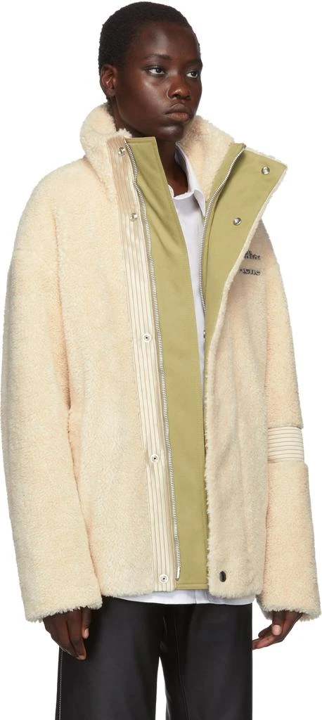 商品Acne Studios|Off-White Orsino Teddy Jacket,价格¥5115,第2张图片详细描述