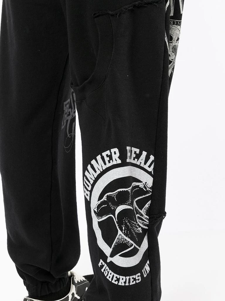 商品UNDERCOVER|UNDERCOVER UNDERCOVERISM MEN PATCHWORK SWEATPANTS,价格¥1267,第5张图片详细描述