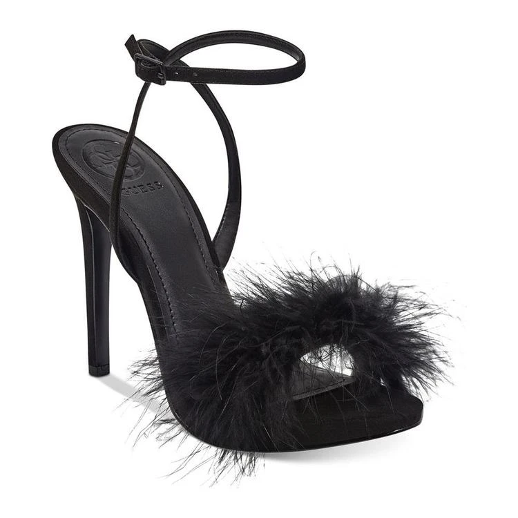 商品GUESS|Women's Avis Feather Dress Sandals,价格¥367,第4张图片详细描述