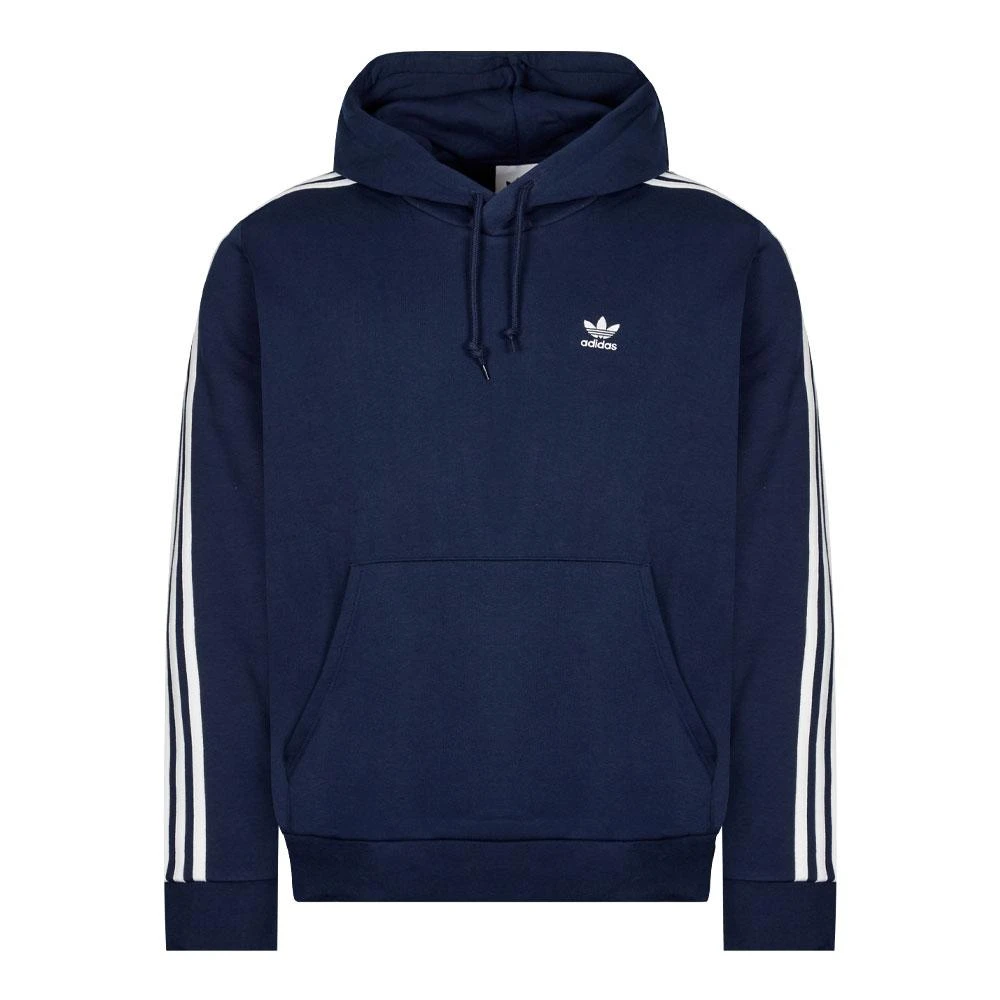 商品Adidas|adidas 3 Stripe Hoodie - Indigo,价格¥281,第1张图片