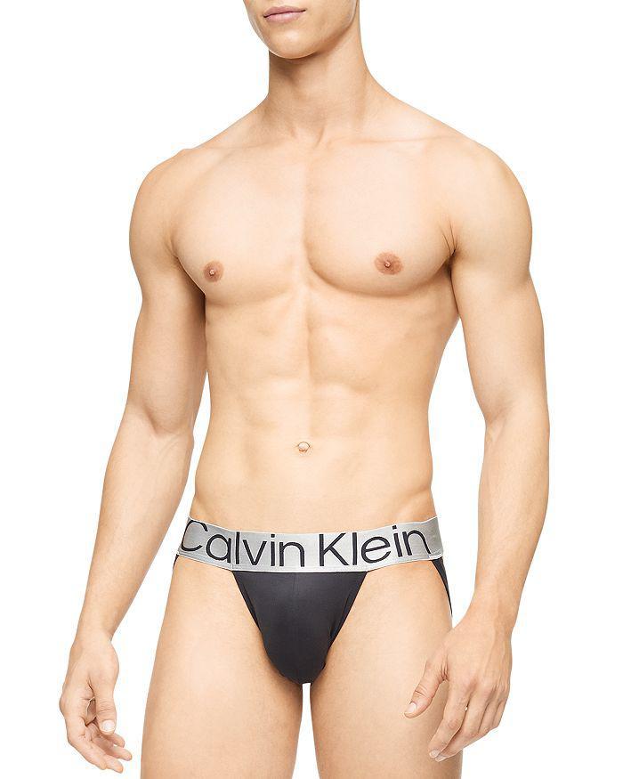 商品Calvin Klein|CK Reconsidered Steel Micro Jock Straps, Pack of 3,价格¥356,第4张图片详细描述