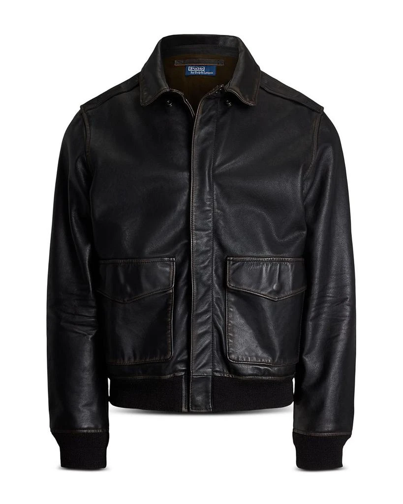 Leather Bomber Jacket 商品