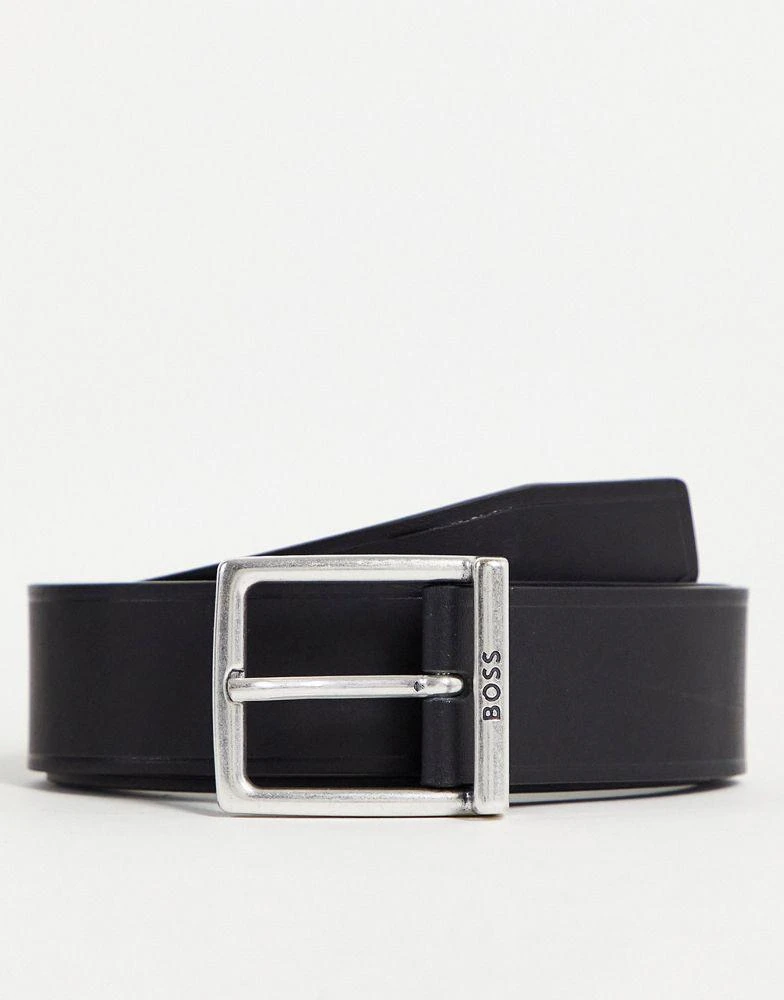 商品Hugo Boss|BOSS Rudy leather belt in black,价格¥631,第1张图片