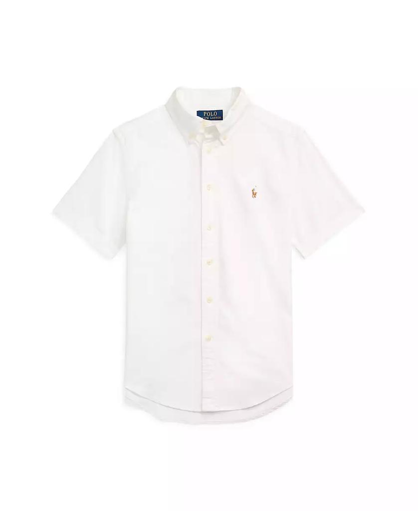 Chemise à manches courtes en coton Oxford pour garçons de 8 à 20 ans image 2