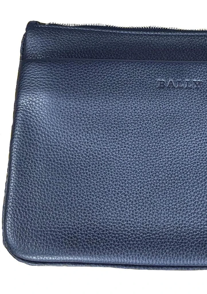 商品Bally|NEW Bally Matrio Men's 6225237 Navy Leather Clutch Bag MSRP,价格¥1157,第2张图片详细描述