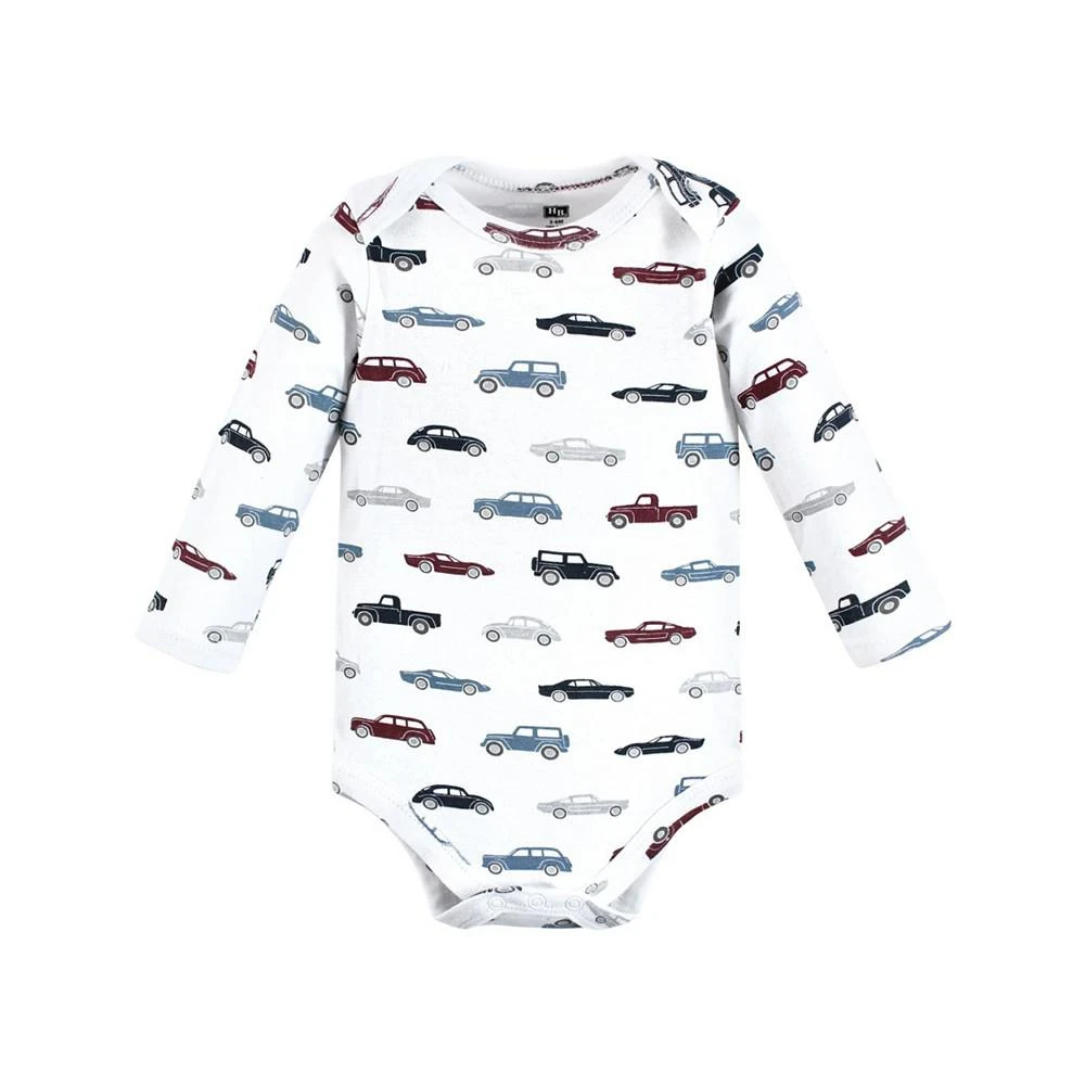 商品Hudson|Baby Boys Cotton Long-Sleeve Bodysuits, Pack of 5,价格¥173,第4张图片详细描述