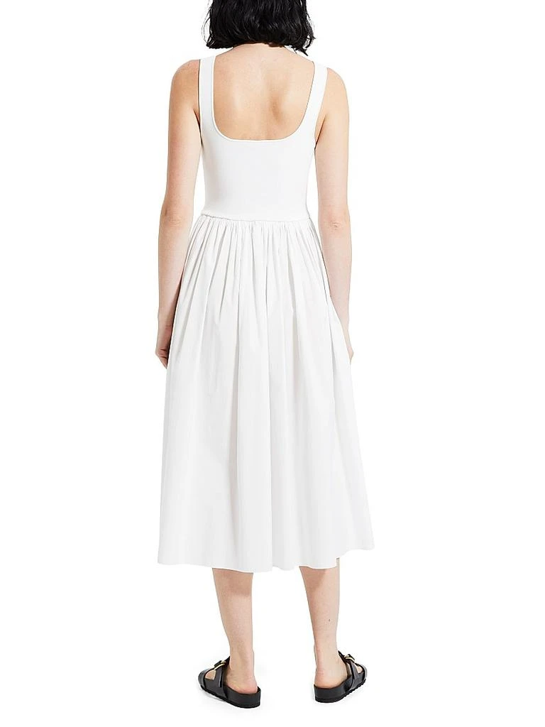 商品Theory|Sleeveless Fit & Flare Midi-Dress,价格¥1403,第3张图片详细描述