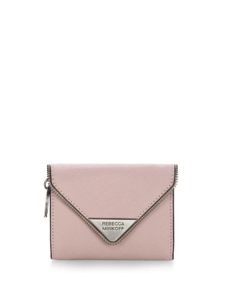 商品Rebecca Minkoff|Molly Metro Saffiano Leather Wallet,价格¥562,第1张图片