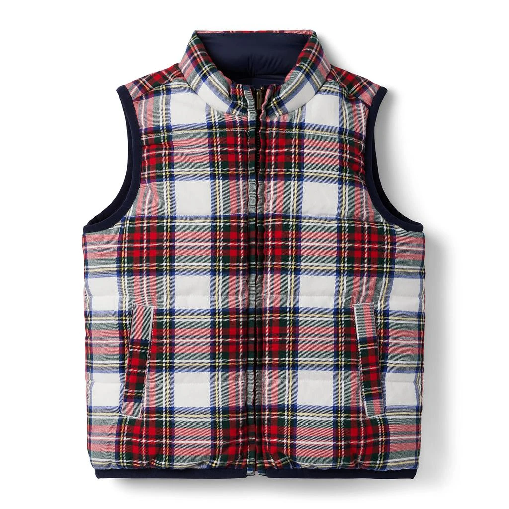 商品Janie and Jack|Reversible Puffer Vest (Toddler/Little Kids/Big Kids),价格¥364,第3张图片详细描述