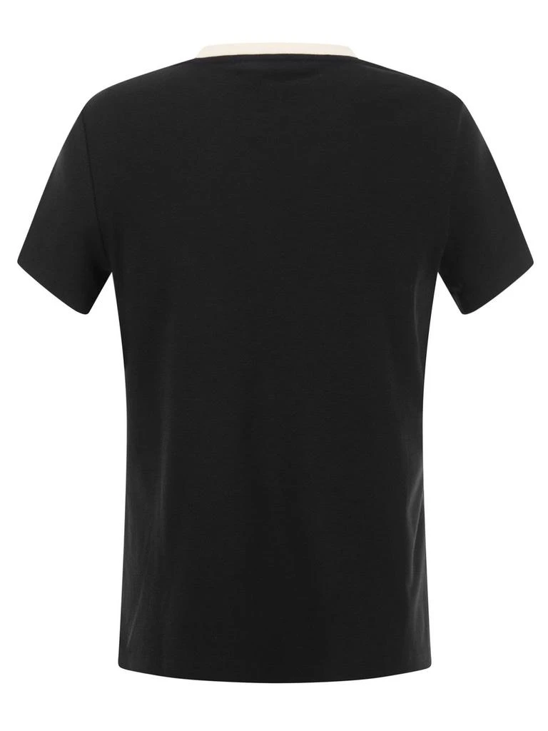 商品Max Mara|'S Max Mara Logo Embroidered Crewneck T-Shirt,价格¥520,第2张图片详细描述