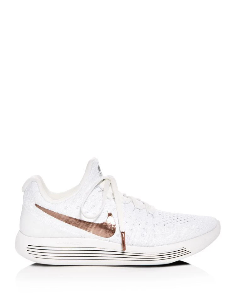 商品NIKE|Women's Lunarepic Glitter Flexknit Lace Up Sneakers,价格¥1047,第2张图片详细描述