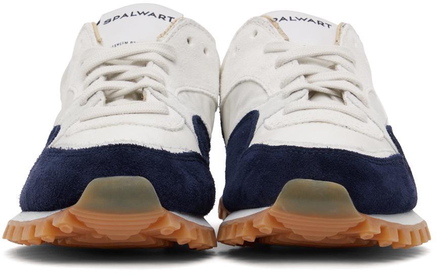 商品Spalwart|Navy & Off-White Marathon Trail Low Sneakers,价格¥1623,第4张图片详细描述
