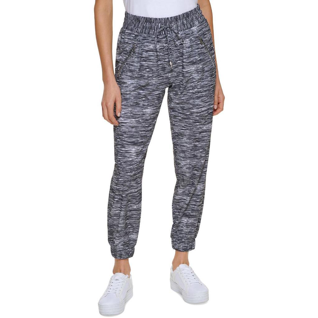 Calvin Klein Womens Stretch Printed Jogger Pants商品第2张图片规格展示