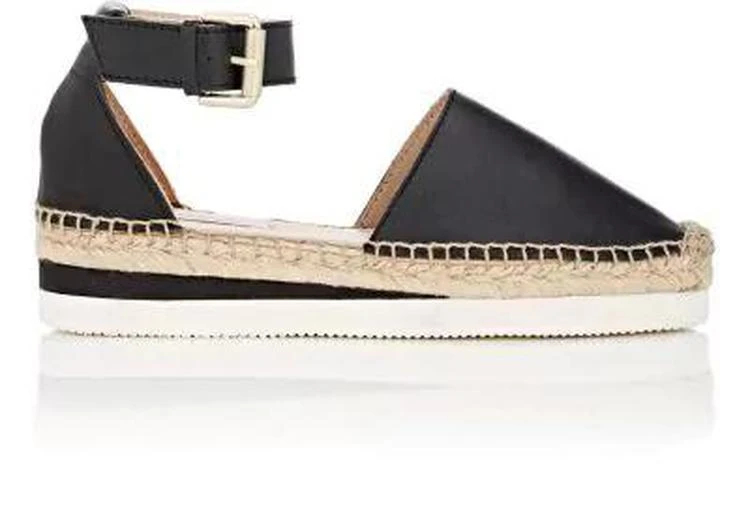 商品See by Chloé|Leather Espadrille Sandals,价格¥737,第1张图片