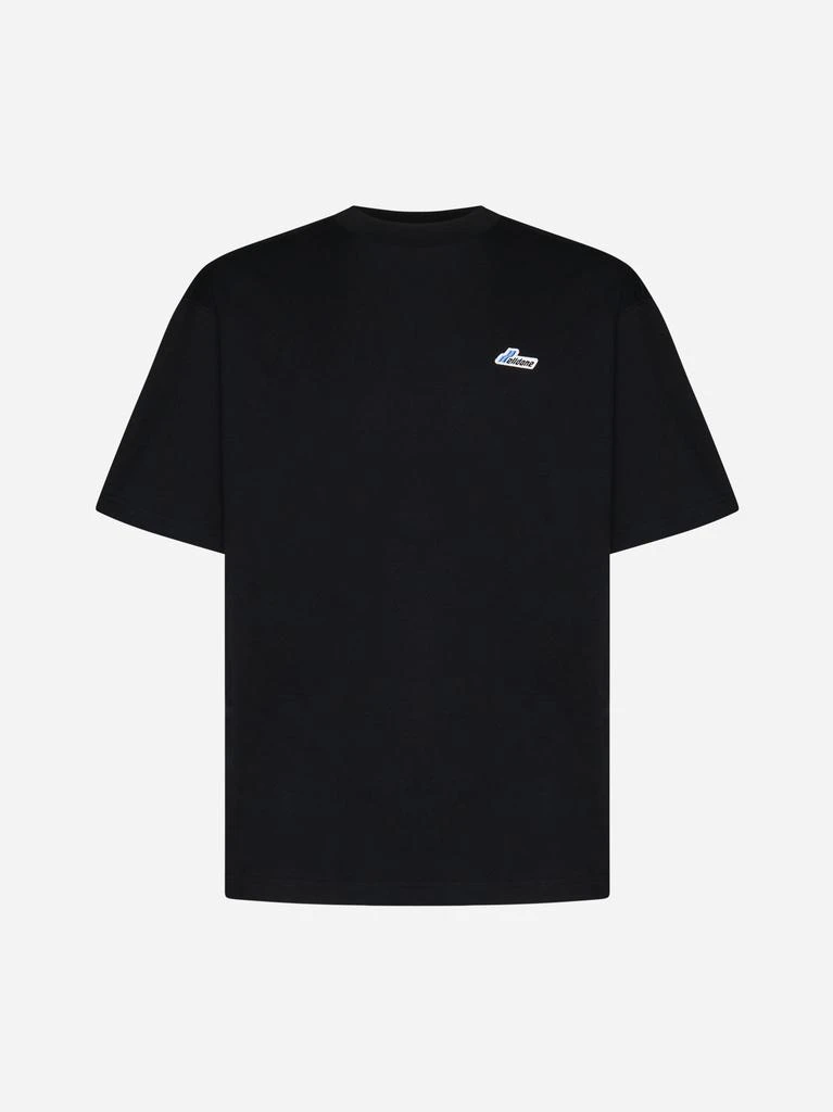 商品We11done|Logo-patch cotton t-shirt,价格¥1503,第1张图片