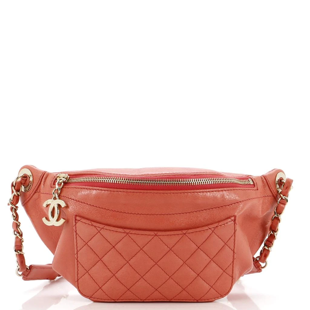 商品[二手商品] Chanel|Bi Classic Waist Bag Quilted Crumpled Calfskin,价格¥14171,第1张图片