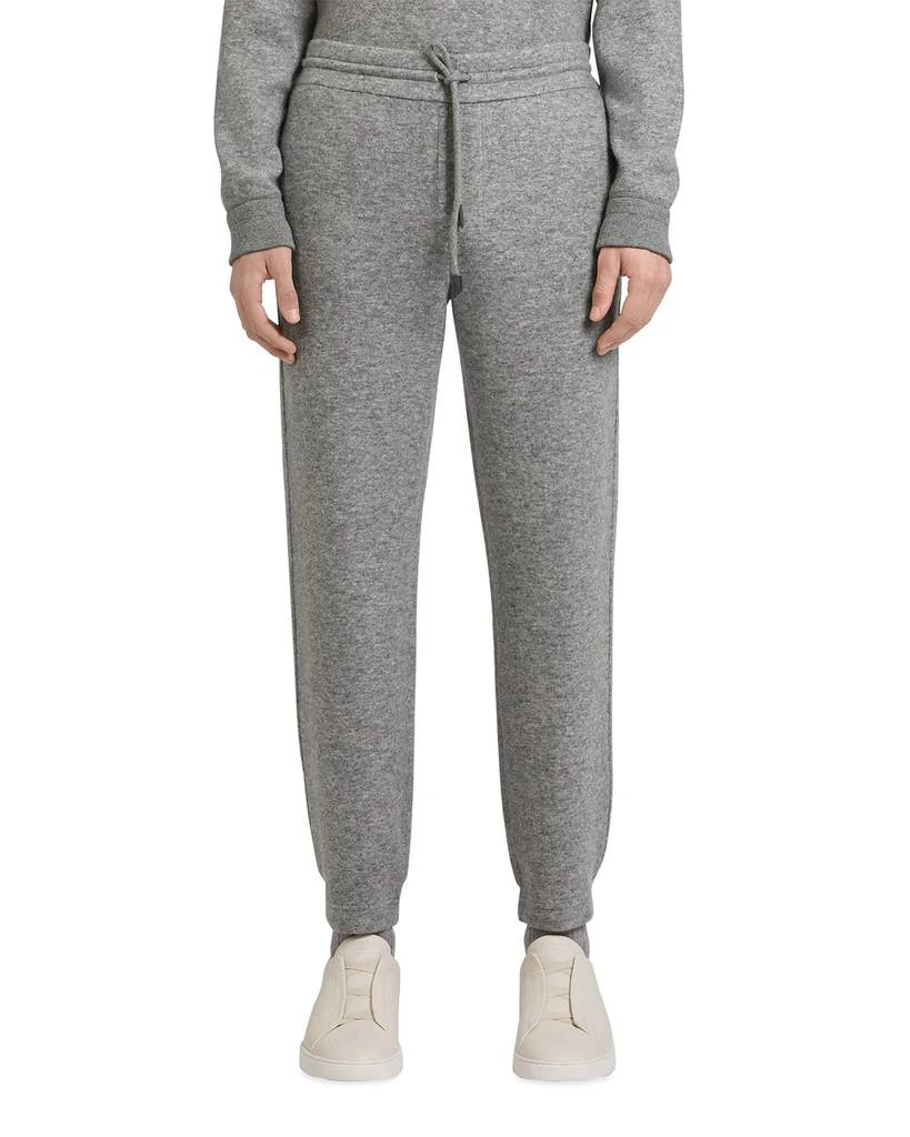 商品Zegna|Men's Heathered Wool-Blend Sweatpants,价格¥3078,第1张图片