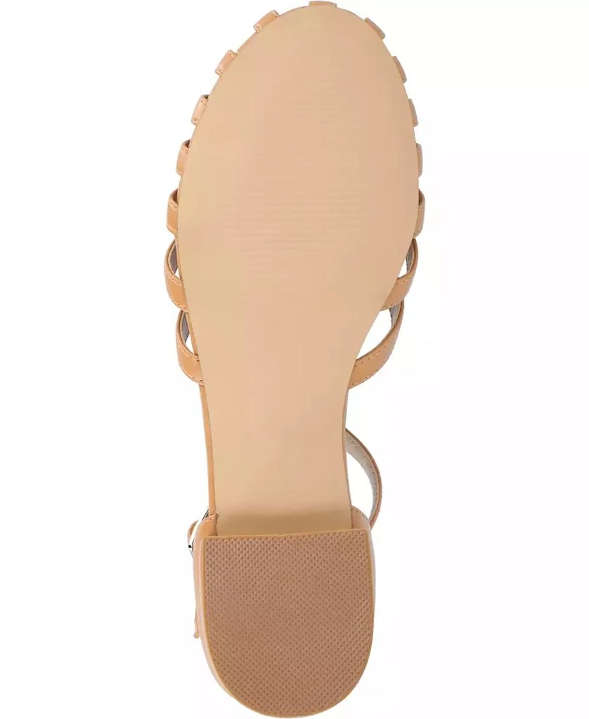 商品Journee Collection|Women's Joannah Fisherman Ankle Strap Flat,价格¥400,第5张图片详细描述