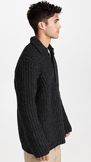Chunky Wool Big Piquet Sweater商品第3张图片规格展示