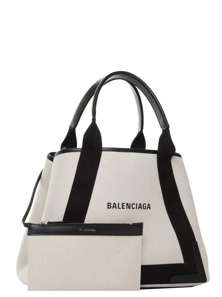 商品Balenciaga|Balenciaga Navy Cabas Medium Tote Bag,价格¥5854,第3张图片详细描述