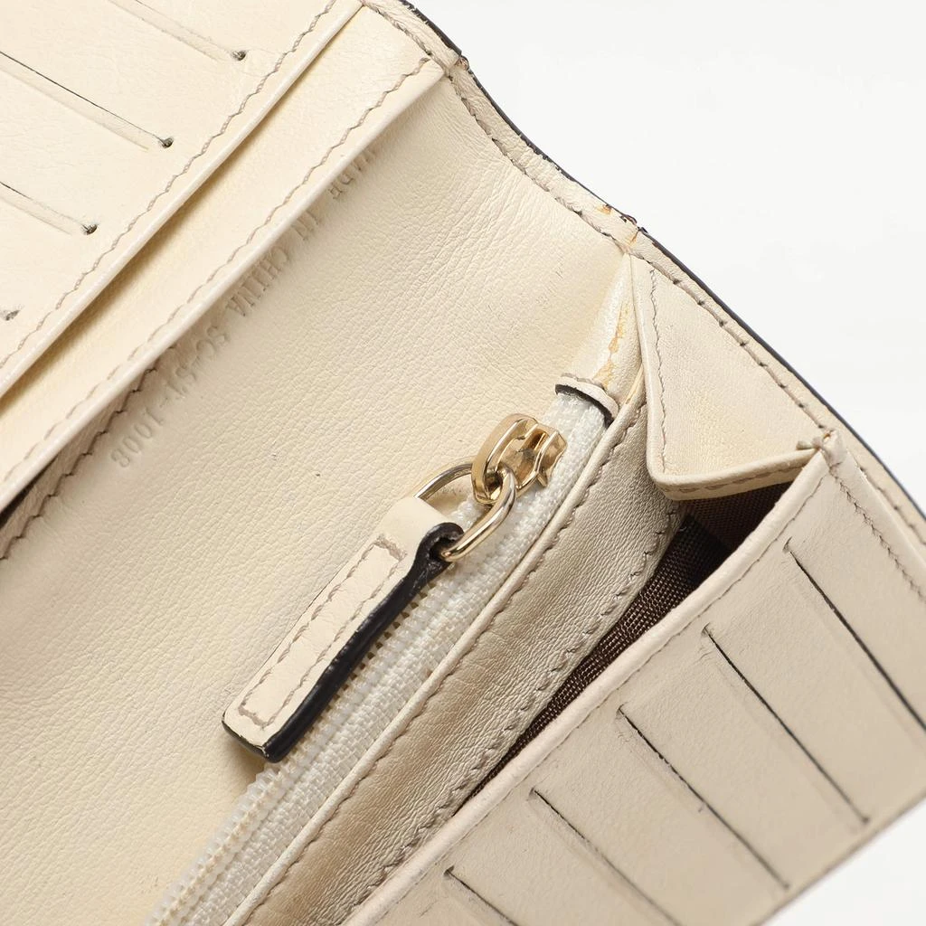 商品[二手商品] Celine|Celine Brown/Cream Macadam Canvas Triomphe Vintage French Wallet,价格¥2057,第4张图片详细描述