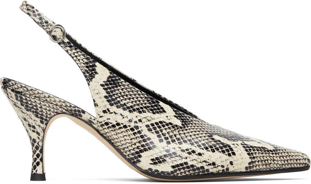 Off-White & Black Camila Heels image 2