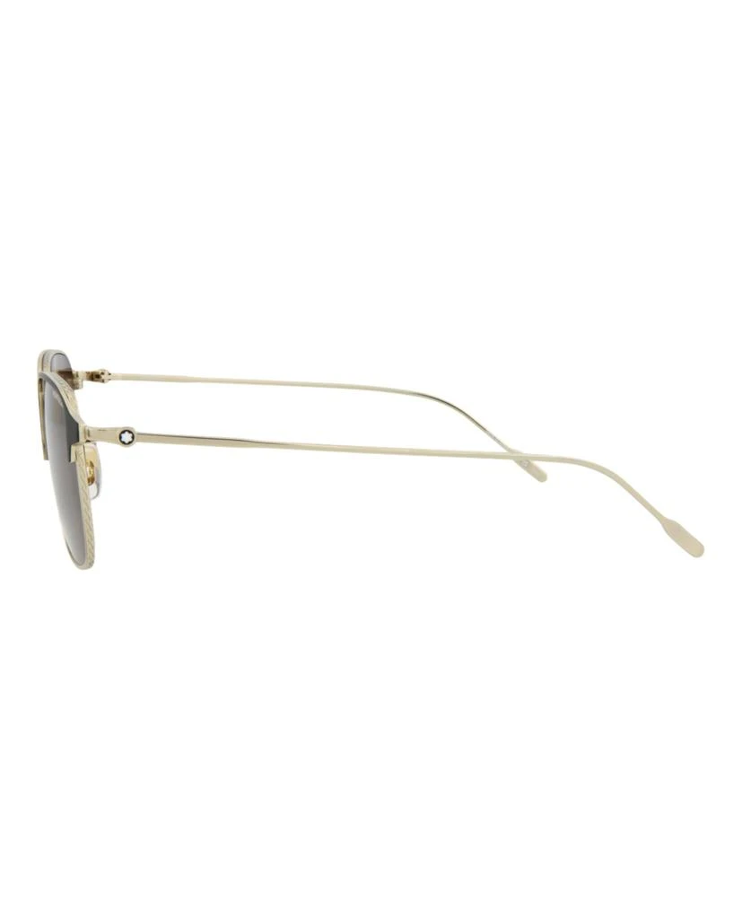 商品MontBlanc|Square-Frame Metal Sunglasses,价格¥1140,第3张图片详细描述