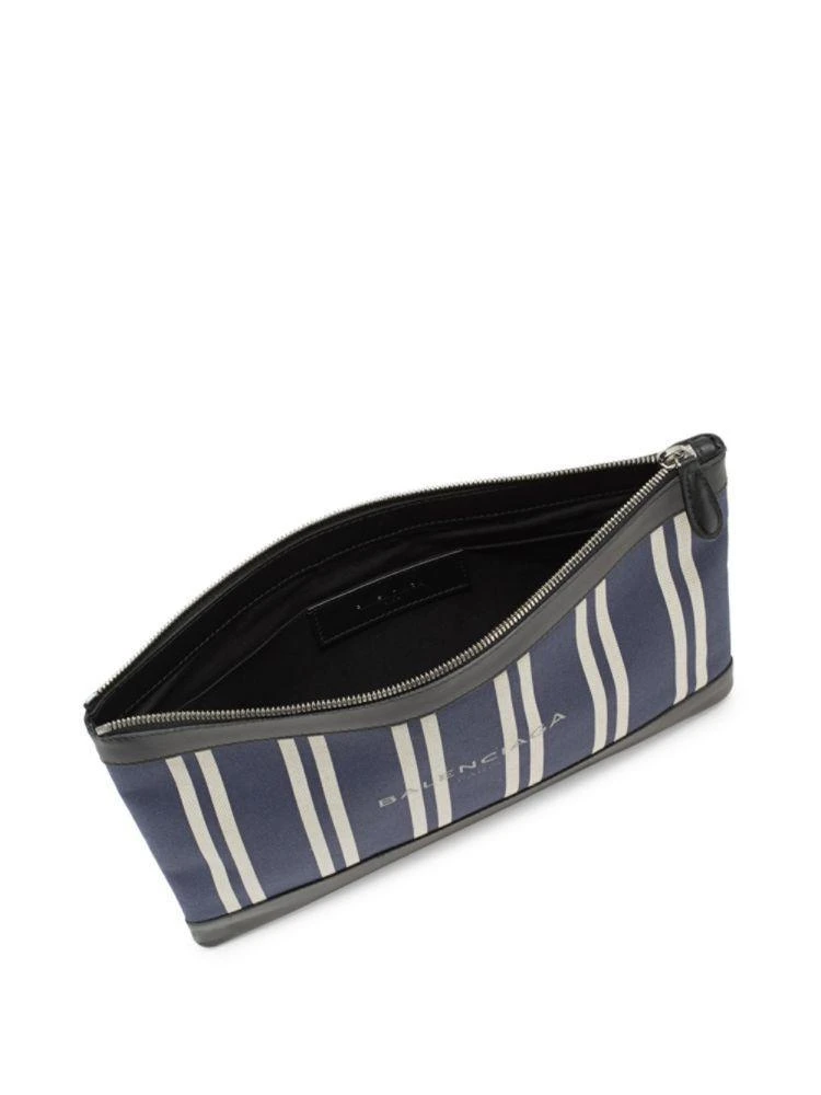 商品Balenciaga|Stripe Zippered Pouch,价格¥2608,第2张图片详细描述